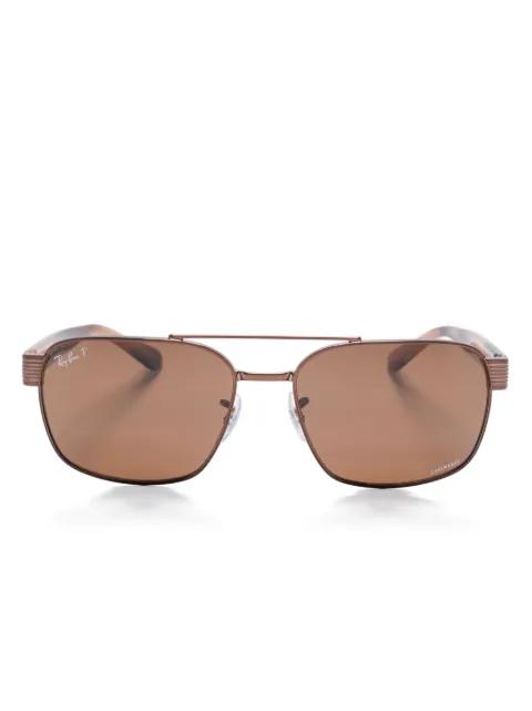 Chromance rectangle-frame sunglasses by RAY-BAN