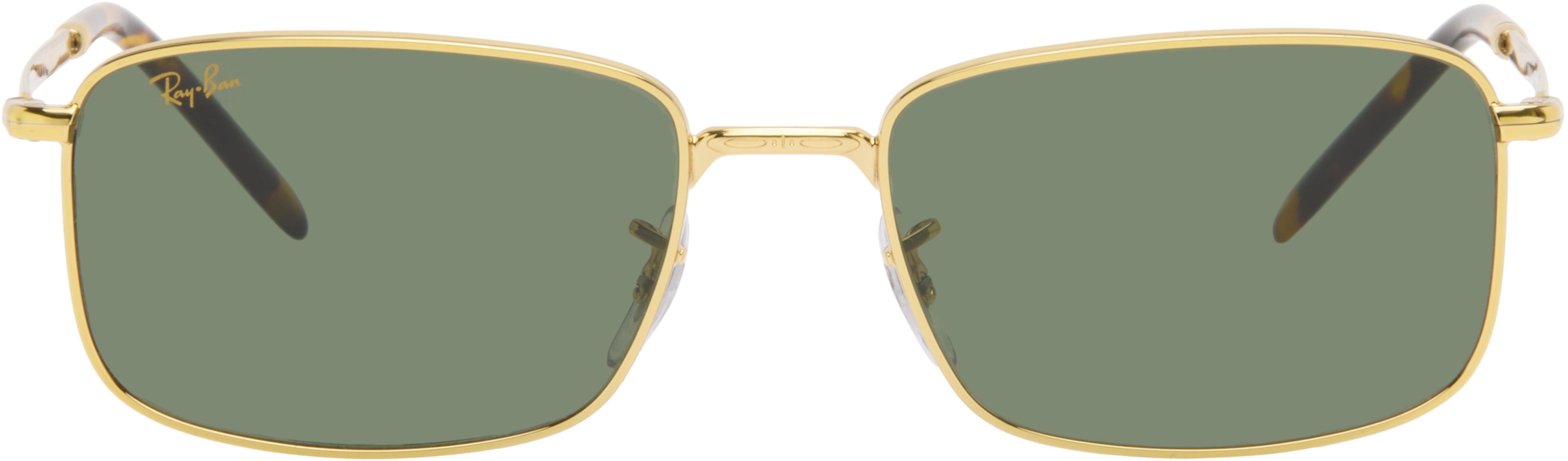 Gold RB3717 Sunglasses by RAY-BAN