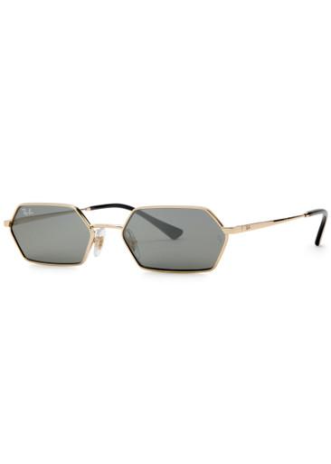 Hexagon-frame sunglasses by RAY-BAN