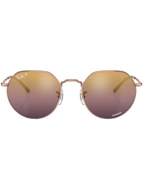 Jack geometric-frame sunglasses by RAY-BAN