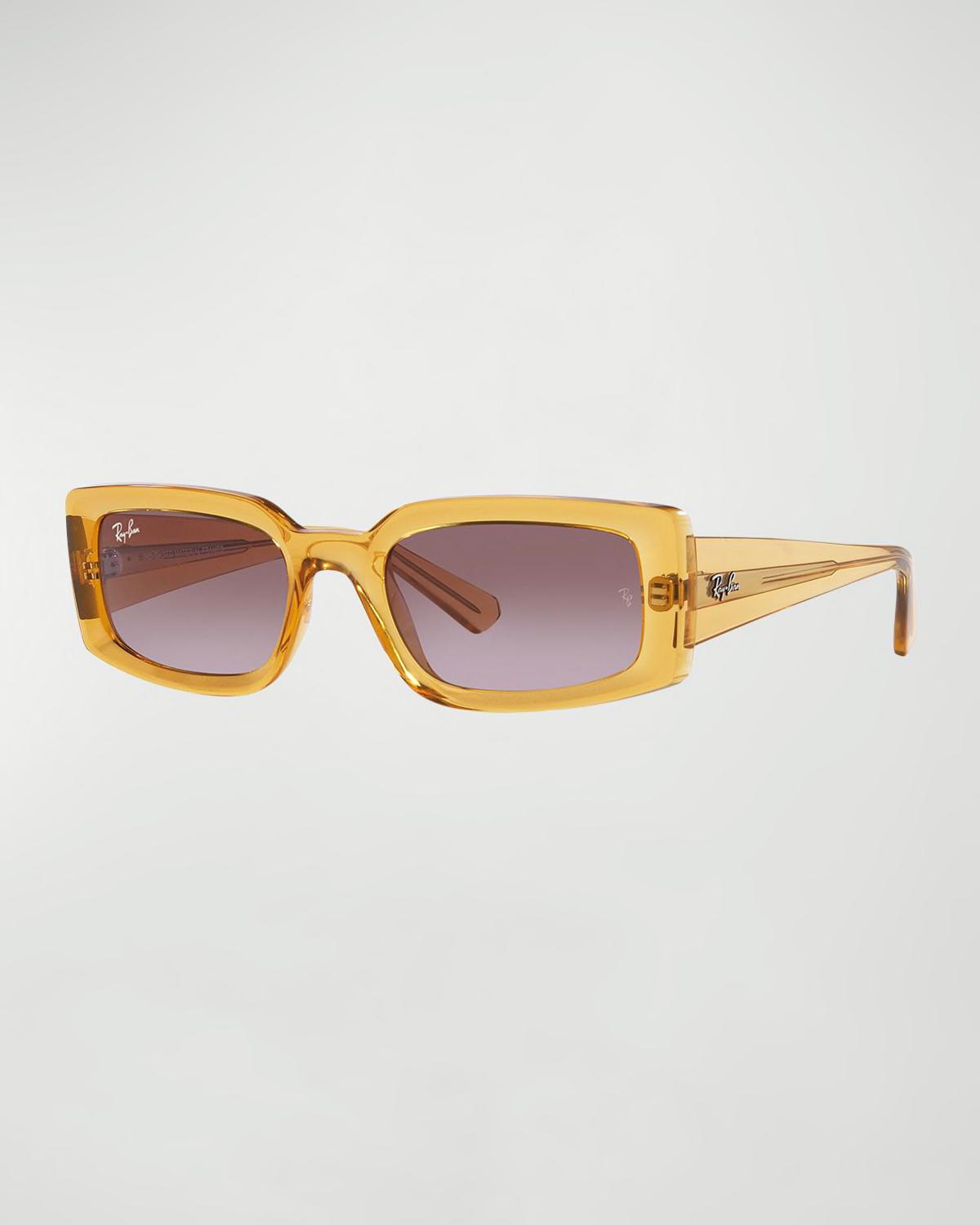Kiliane Gradient Plastic Rectangle Sunglasses by RAY-BAN