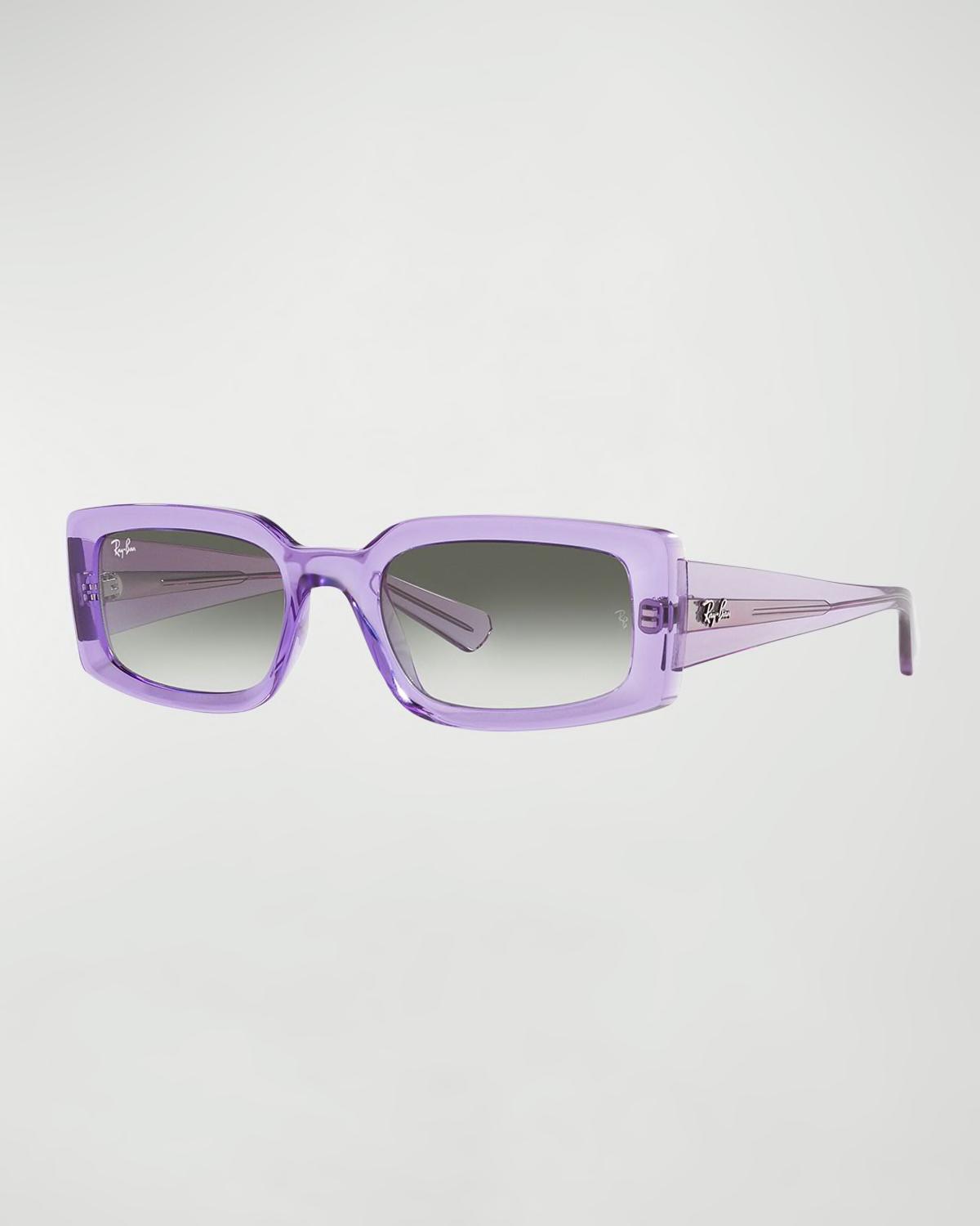 Kiliane Gradient Plastic Rectangle Sunglasses by RAY-BAN