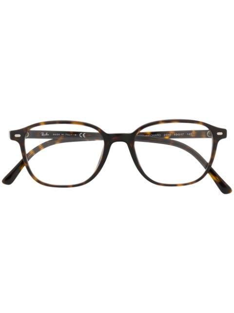 Leonard square frame glasses by RAY-BAN