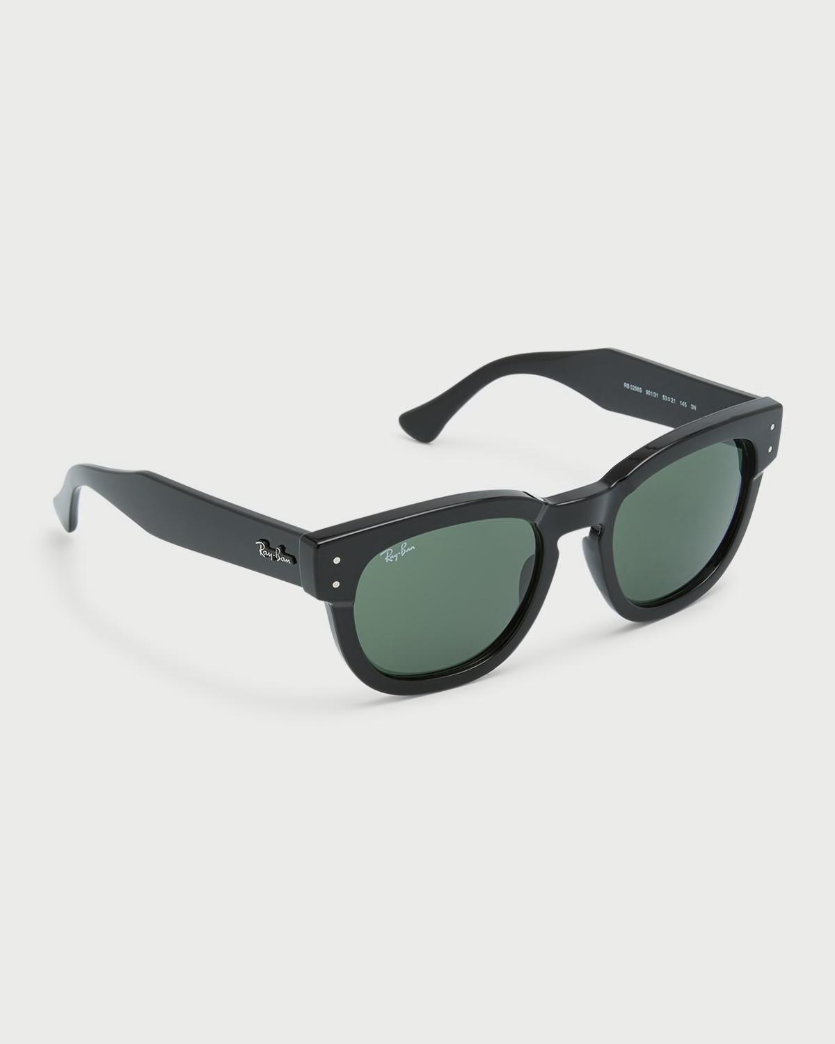 Mega Hawkeye Plastic Square Sunglasses, 53MM by RAY-BAN