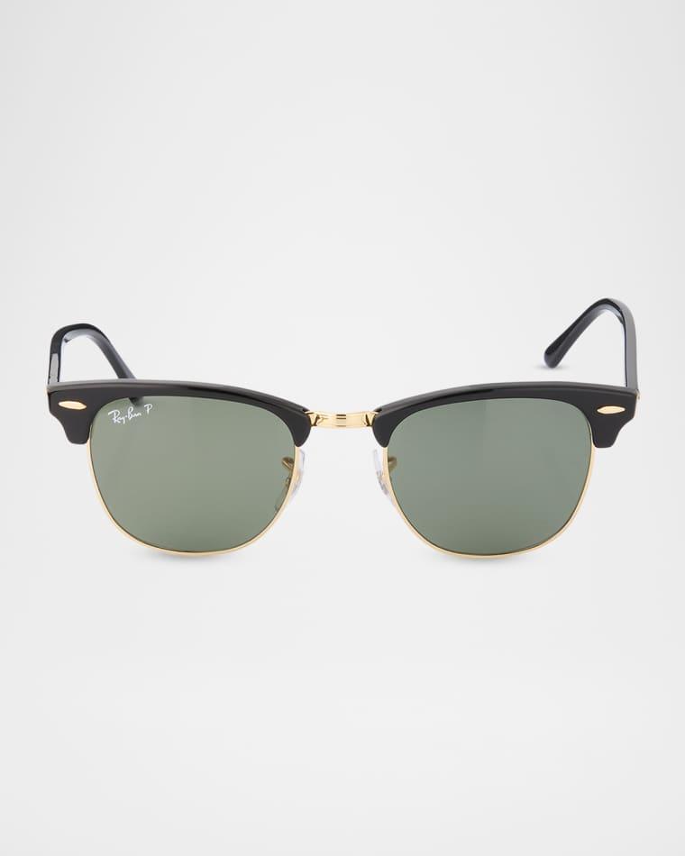 Men's Classic Clubmaster Polarized Half-Rim Sunglasses by RAY-BAN Men's Classic Clubmaster Polarized Half-Rim Sunglasses by RAY-BAN