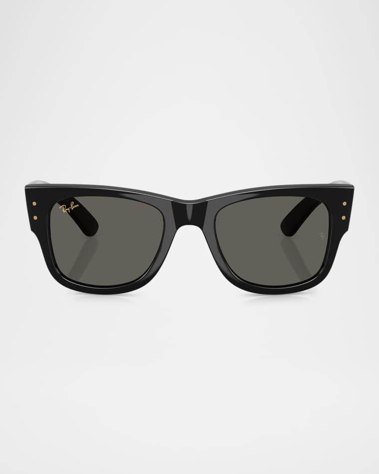 Men's RB0840S Mega Wayfarer A$AP ROCKY Blacked Out Collection Square Sunglasses by RAY-BAN