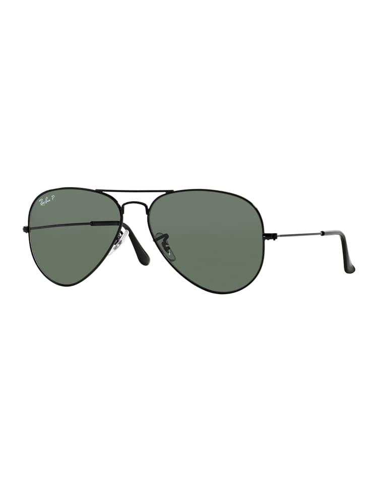 Metal Polarized Aviator Sunglasses by RAY-BAN