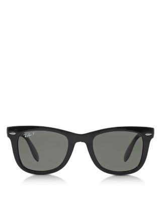 Polarized Wayfarer Ease Foldable Sunglasses by RAY-BAN