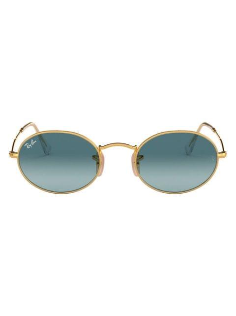 RB3547 oval-frame sunglasses by RAY-BAN