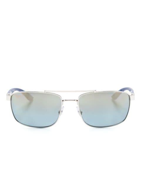 RB3737CH rectangle-frame sunglasses by RAY-BAN