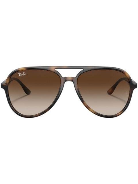 RB4376 tortoise-shell Aviator frames by RAY-BAN