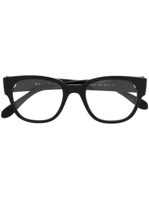 RB7210 logo-plaque glasses by RAY-BAN