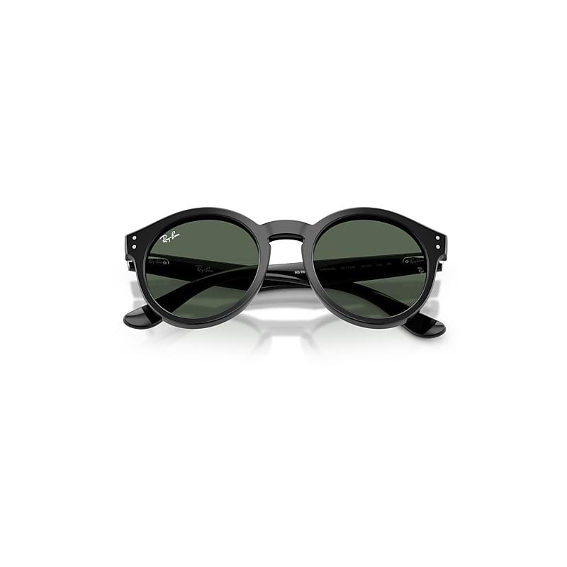 Ray-Ban 2180 Reverse Sunglasses Black Frame Green Lenses by RAY-BAN
