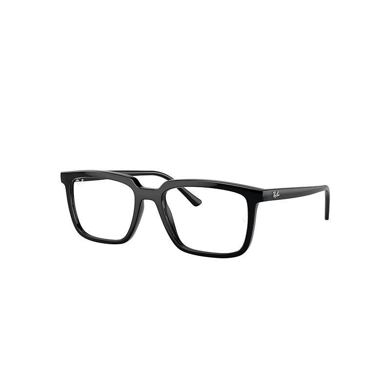 Ray-Ban Alain Optics Eyeglasses Black Frame Clear Lenses Polarized by RAY-BAN