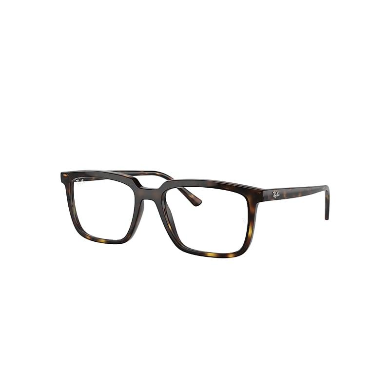 Ray-Ban Alain Optics Eyeglasses Havana Frame Clear Lenses Polarized by RAY-BAN