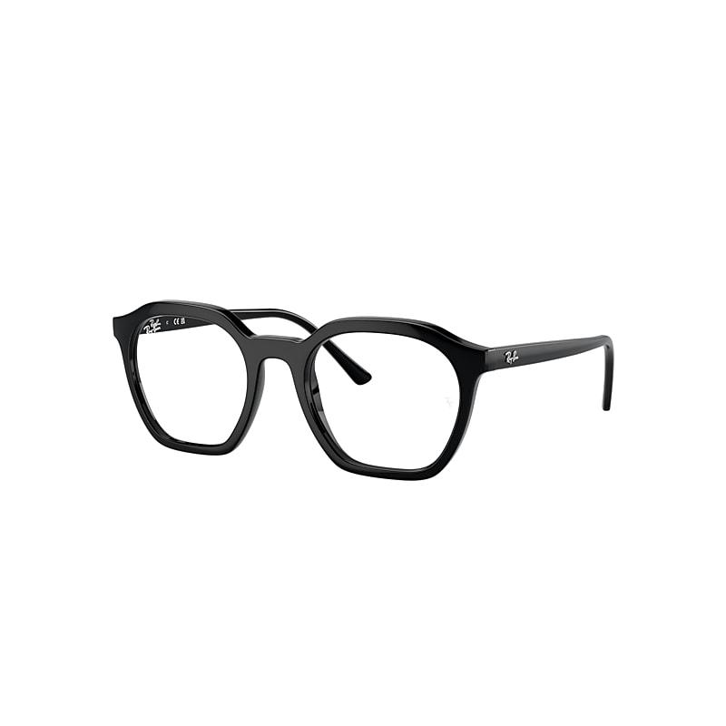 Ray-Ban Alice Optics Eyeglasses Black Frame Clear Lenses Polarized by RAY-BAN