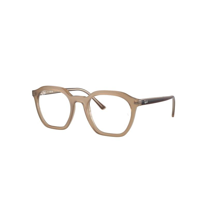 Ray-Ban Alice Optics Eyeglasses Brown On Tortledove Frame Clear Lenses Polarized by RAY-BAN