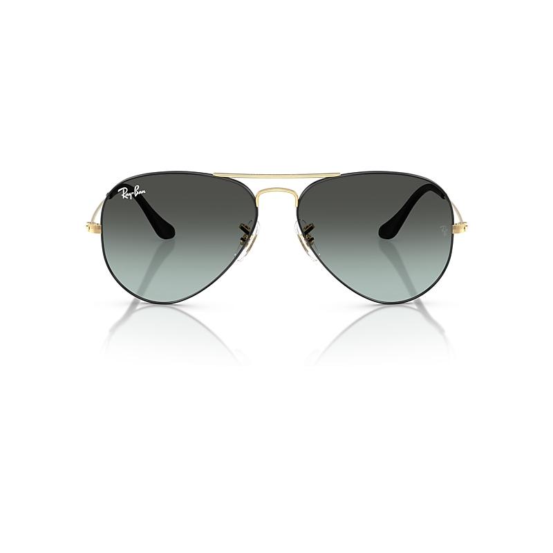 Ray-Ban Aviator Large Metal Sunglasses Arista Frame Blue Lenses by RAY-BAN