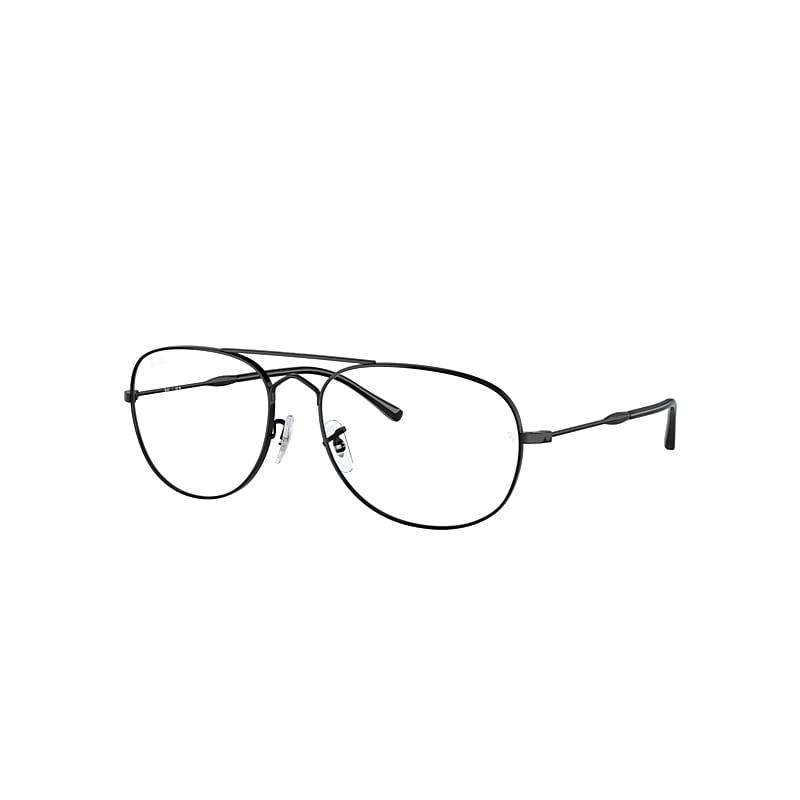 Ray-Ban Bain Bridge Optics Eyeglasses Black Frame Clear Lenses Polarized by RAY-BAN