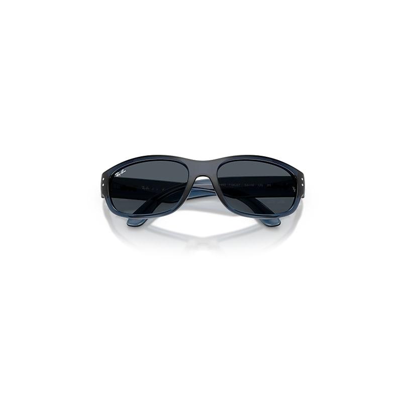 Ray-Ban Balorama Kids Bio-based Sunglasses Transparent Blue Frame Grey Lenses by RAY-BAN