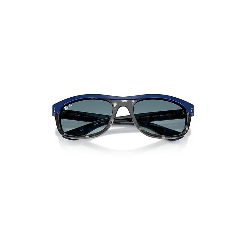 Ray-Ban Balorama Street Neat Sunglasses Blue On Havana Frame Blue Lenses by RAY-BAN