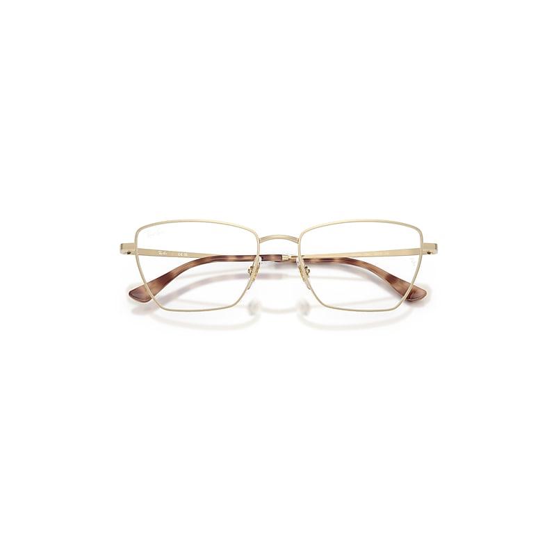 Ray-Ban Drea Optics Bio-based Eyeglasses Pale Gold Frame Clear Lenses Polarized by RAY-BAN