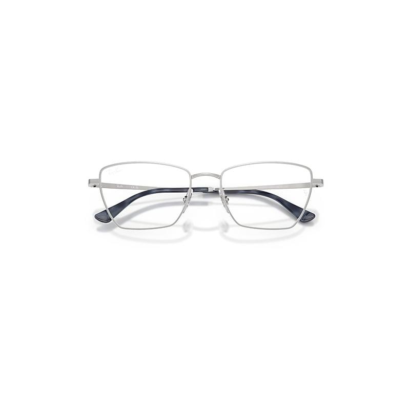 Ray-Ban Drea Optics Bio-based Eyeglasses Silver Frame Clear Lenses Polarized by RAY-BAN