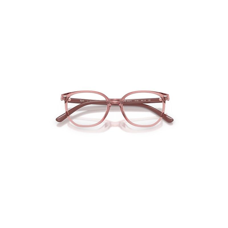 Ray-Ban Elliot Optics Kids Eyeglasses Pink Frame Clear Lenses Polarized by RAY-BAN