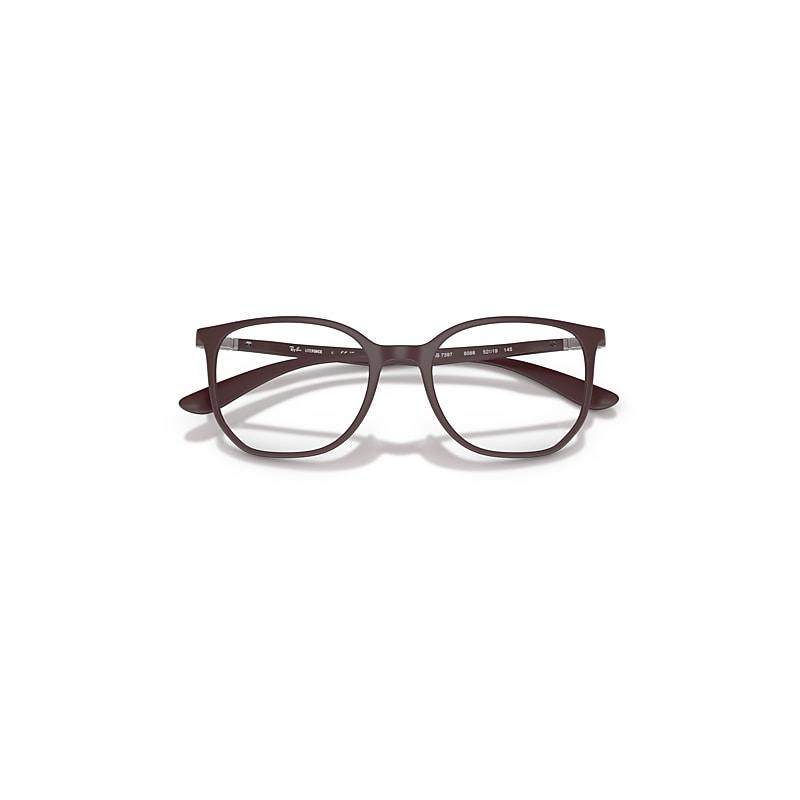 Ray-Ban Elliot Optics Liteforce Eyeglasses Sand Purple Frame Clear Lenses Polarized by RAY-BAN