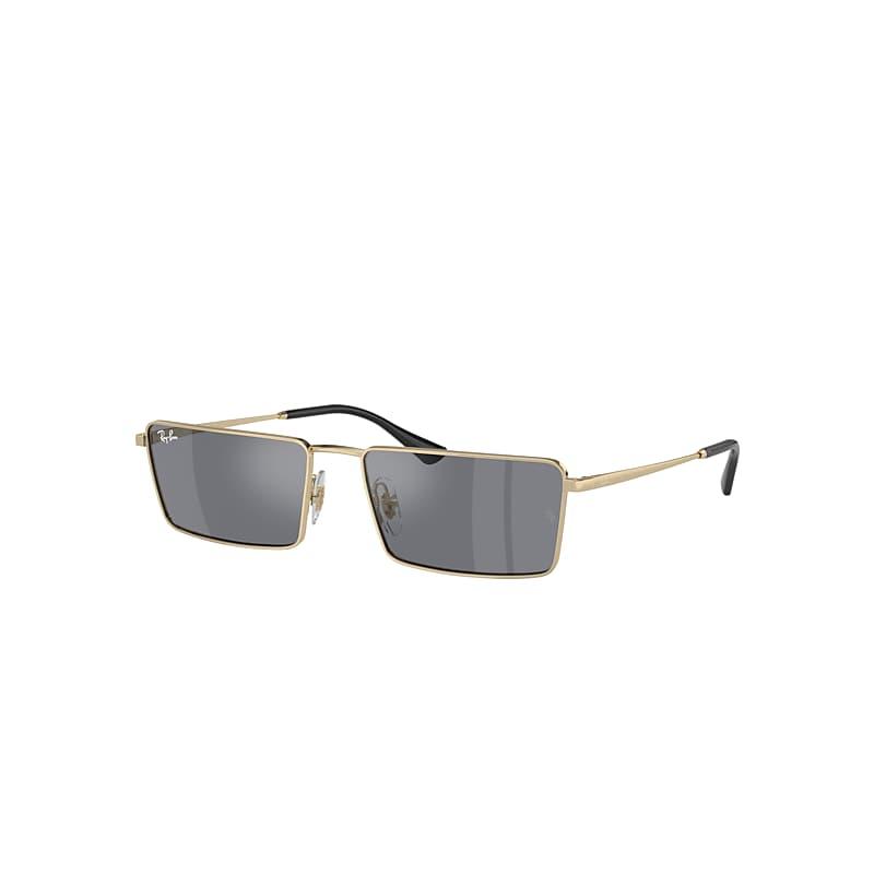 Ray-Ban Emy Bio-based Sunglasses Gold Frame Grey Lenses by RAY-BAN