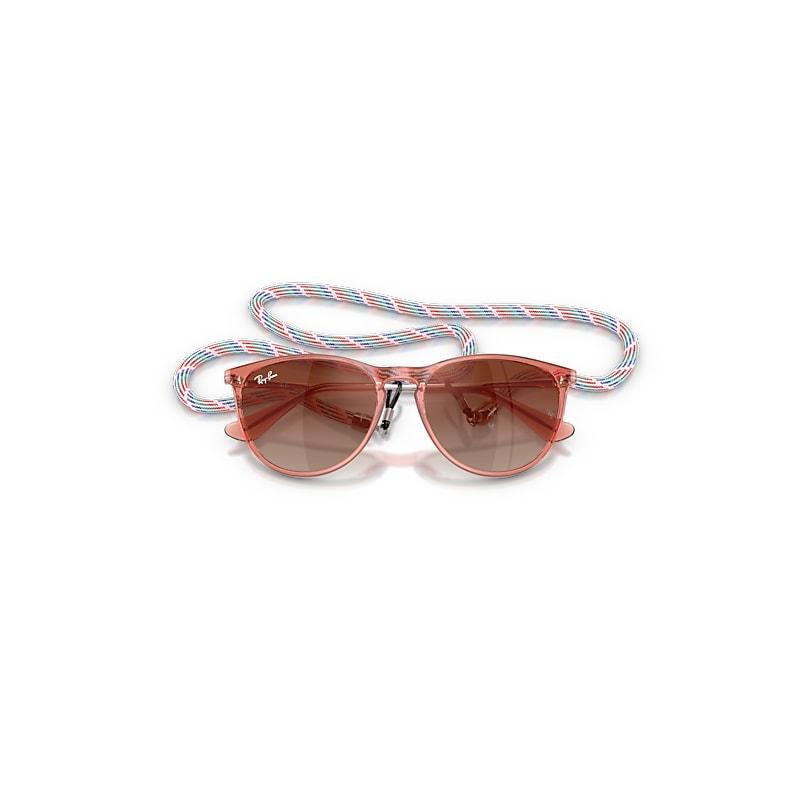 Ray-Ban Erika Kids Summer Capsule Sunglasses Silver Frame Brown Lenses by RAY-BAN