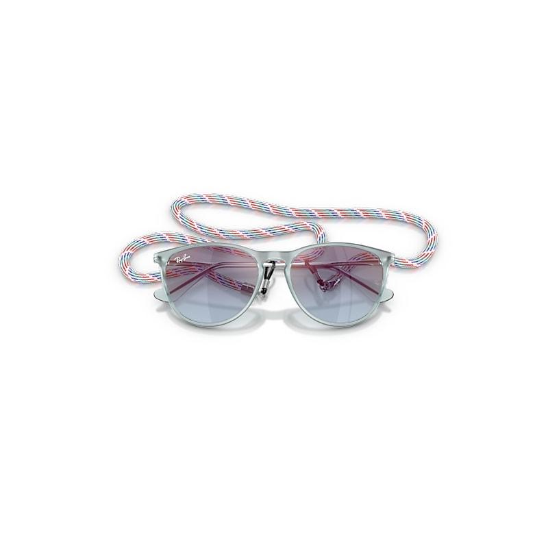 Ray-Ban Erika Kids Summer Capsule Sunglasses Silver Frame Pink Lenses by RAY-BAN