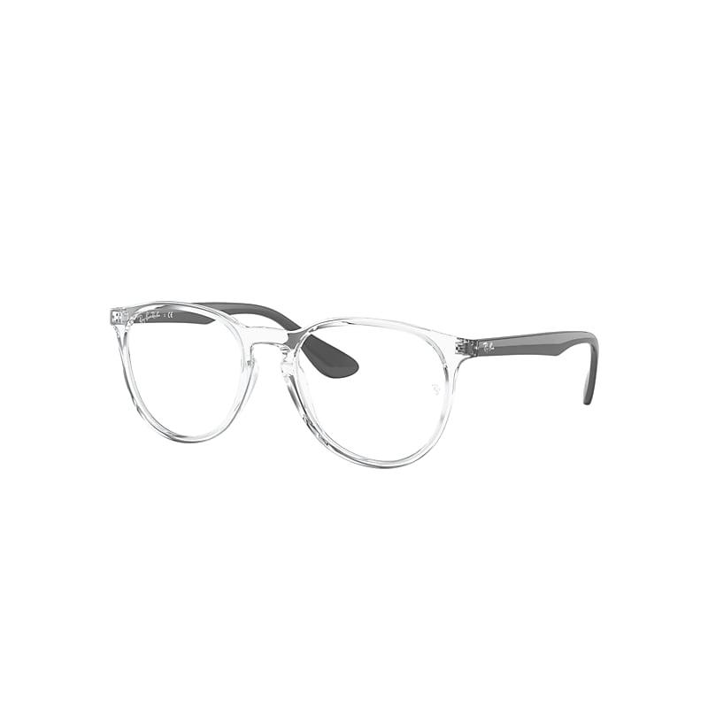 Ray-Ban Erika Optics Exclusive Eyeglasses Grey Frame Clear Lenses by RAY-BAN