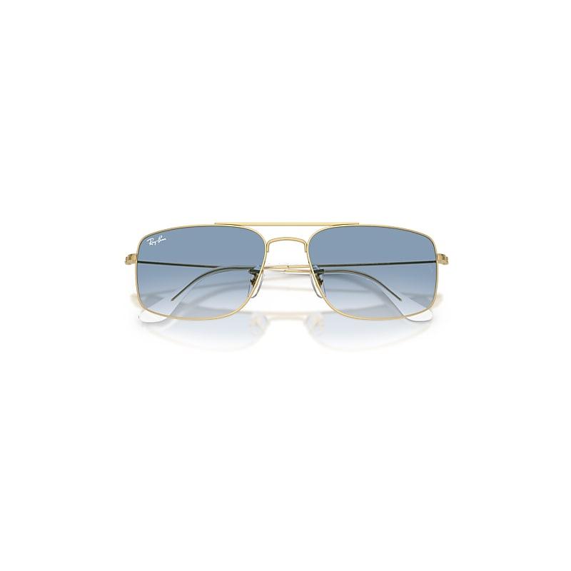Ray-Ban Explorer IIi Sunglasses Arista Gold Frame Blue Lenses by RAY-BAN