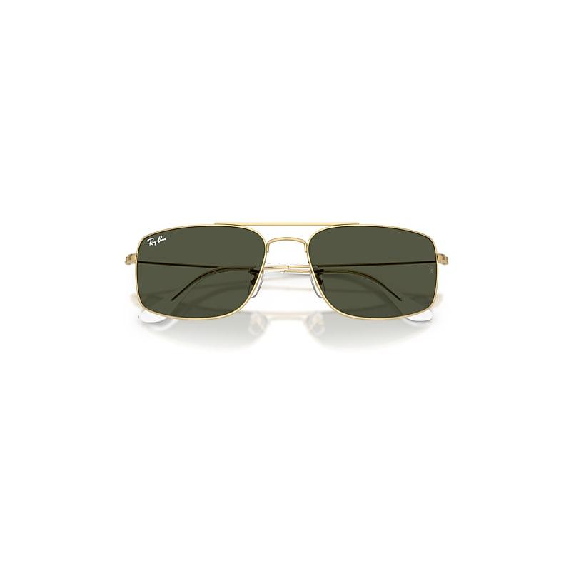 Ray-Ban Explorer IIi Sunglasses Arista Gold Frame Green Lenses by RAY-BAN