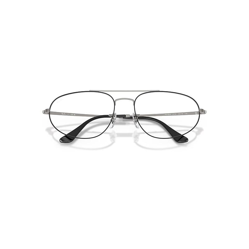 Ray-Ban Explorer Iv Optics Eyeglasses Gunmetal Frame Clear Lenses Polarized by RAY-BAN