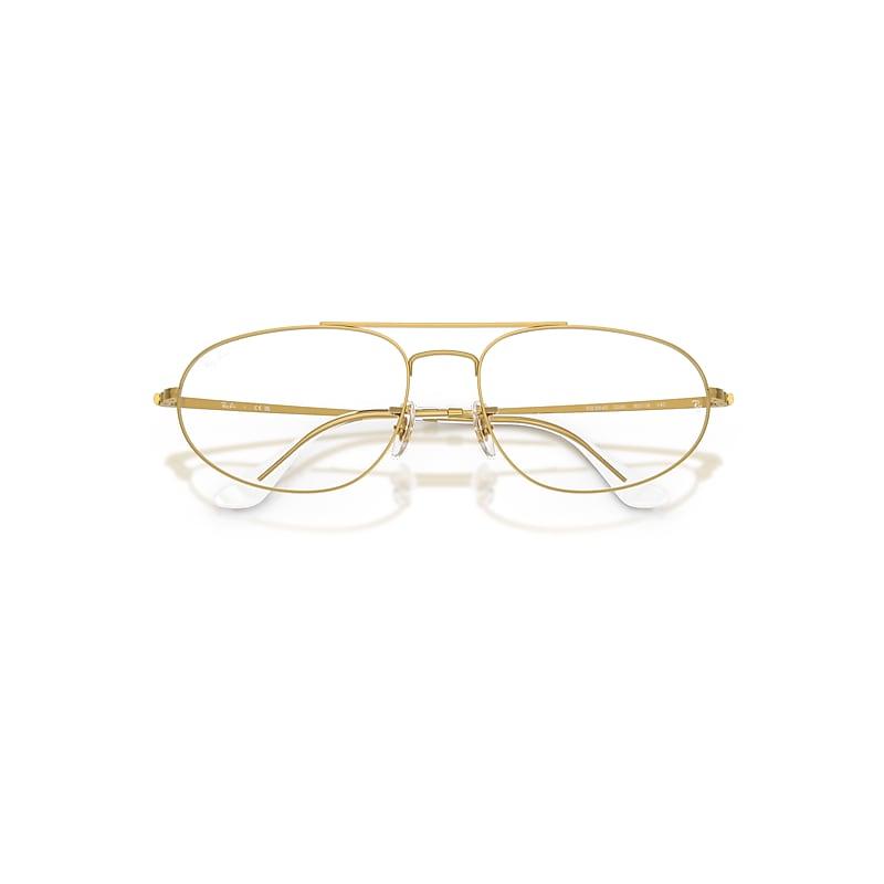 Ray-Ban Explorer Iv Optics Eyeglasses Legend Gold Frame Clear Lenses Polarized by RAY-BAN