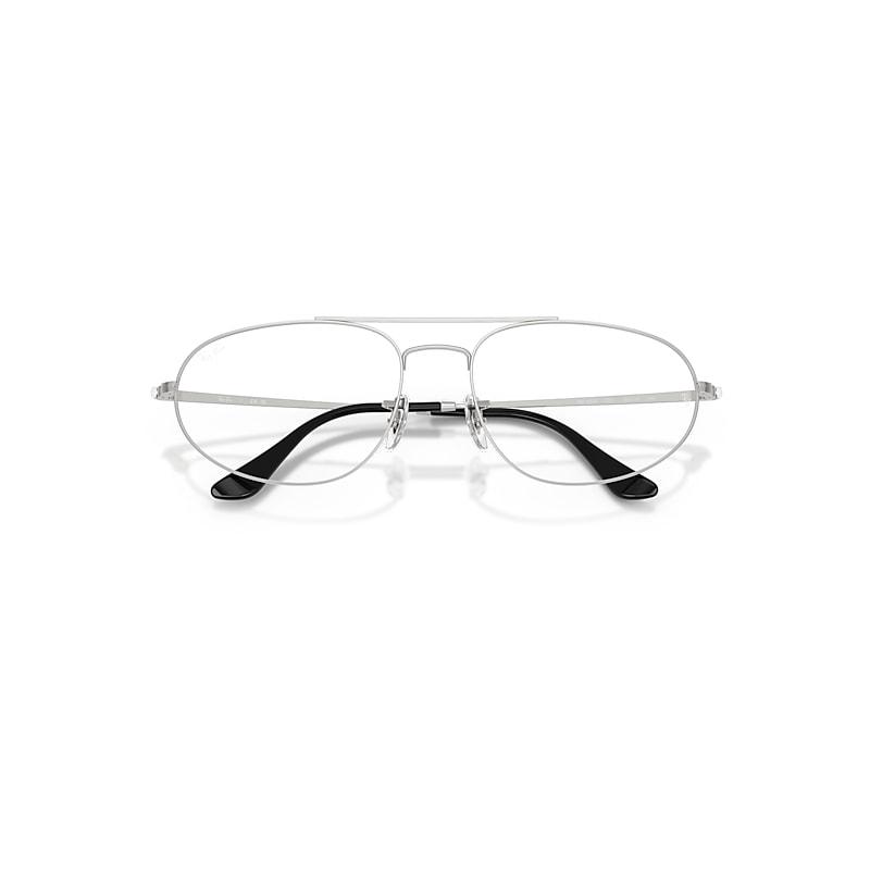 Ray-Ban Explorer Iv Optics Eyeglasses Silver Frame Clear Lenses Polarized by RAY-BAN