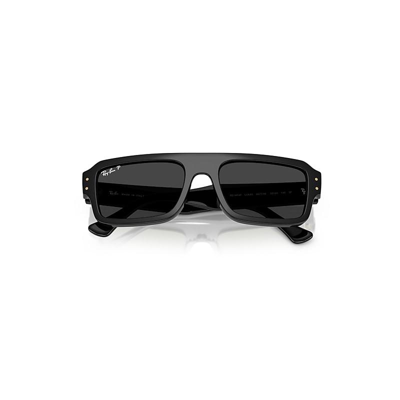 Ray-Ban Flacko Bio-based Sunglasses Black Frame Black Lenses Polarized by RAY-BAN