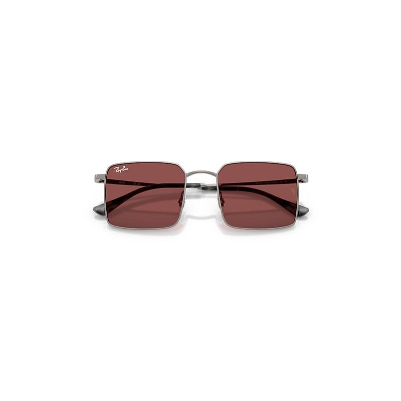 Ray-Ban Idan Bio-based Sunglasses Gunmetal Frame Violet Lenses by RAY-BAN