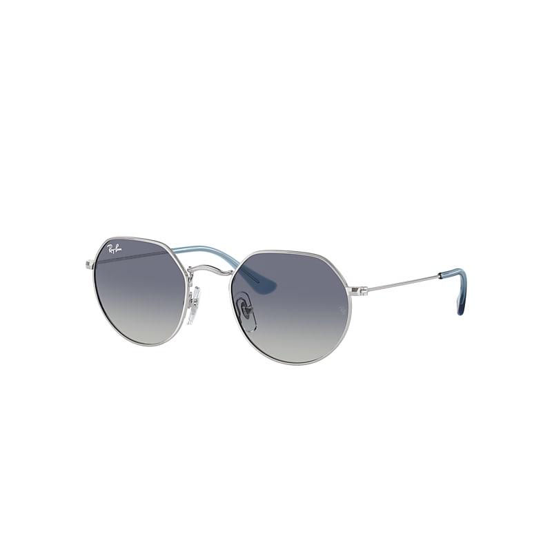 Ray-Ban Jack Kids Sunglasses Silver Frame Grey Lenses by RAY-BAN