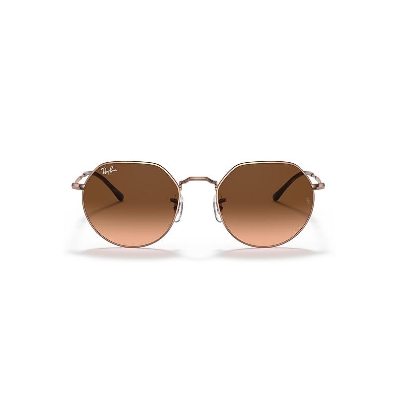 Ray-Ban Jack Sunglasses Copper Frame Pink Lenses by RAY-BAN