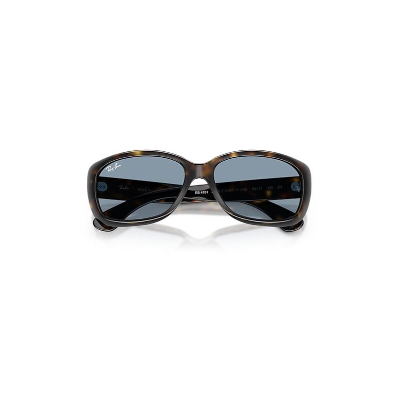 Ray-Ban Jackie Ohh Sunglasses Light Havana Frame Blue Lenses by RAY-BAN