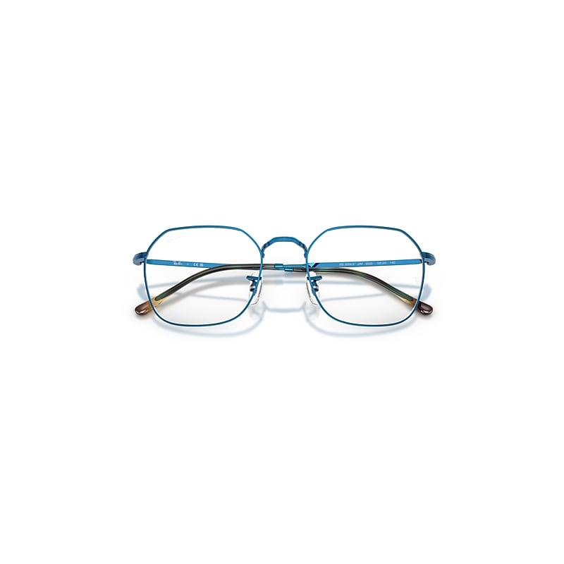 Ray-Ban Jim Optics Eyeglasses Blue Frame Clear Lenses Polarized by RAY-BAN