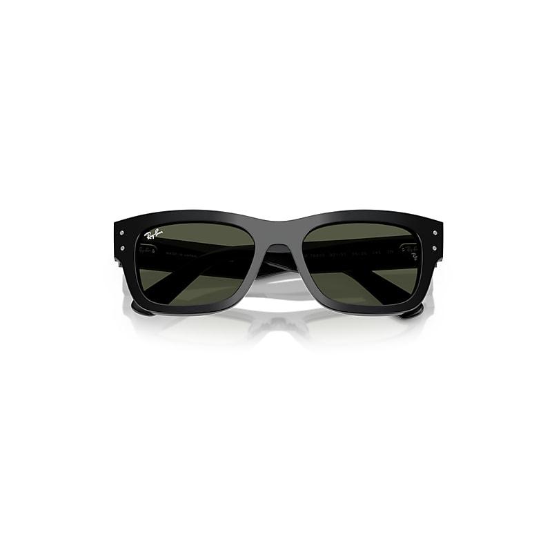 Ray-Ban Joseph Sunglasses Black Frame Green Lenses by RAY-BAN