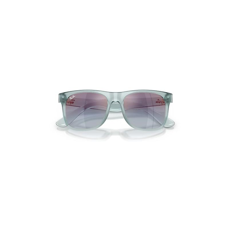 Ray-Ban Justin Kids Summer Capsule Sunglasses Transparent Blue Frame Pink Lenses by RAY-BAN