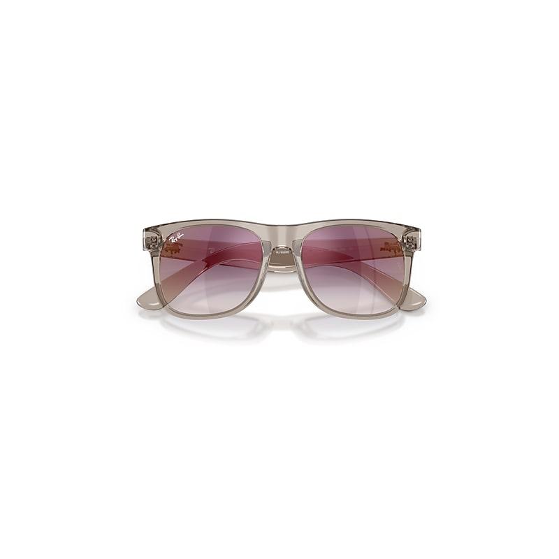 Ray-Ban Justin Kids Summer Capsule Sunglasses Transparent Grey Frame Grey Lenses by RAY-BAN