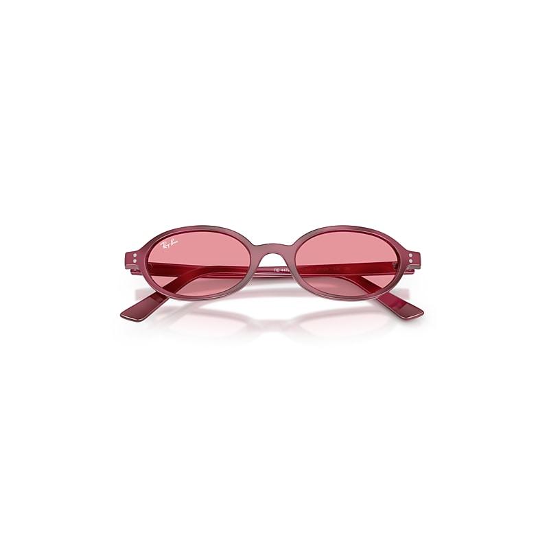 Ray-Ban Khal Bio-based Online Only Limited Sunglasses Violet Havana Frame Pink Lenses by RAY-BAN