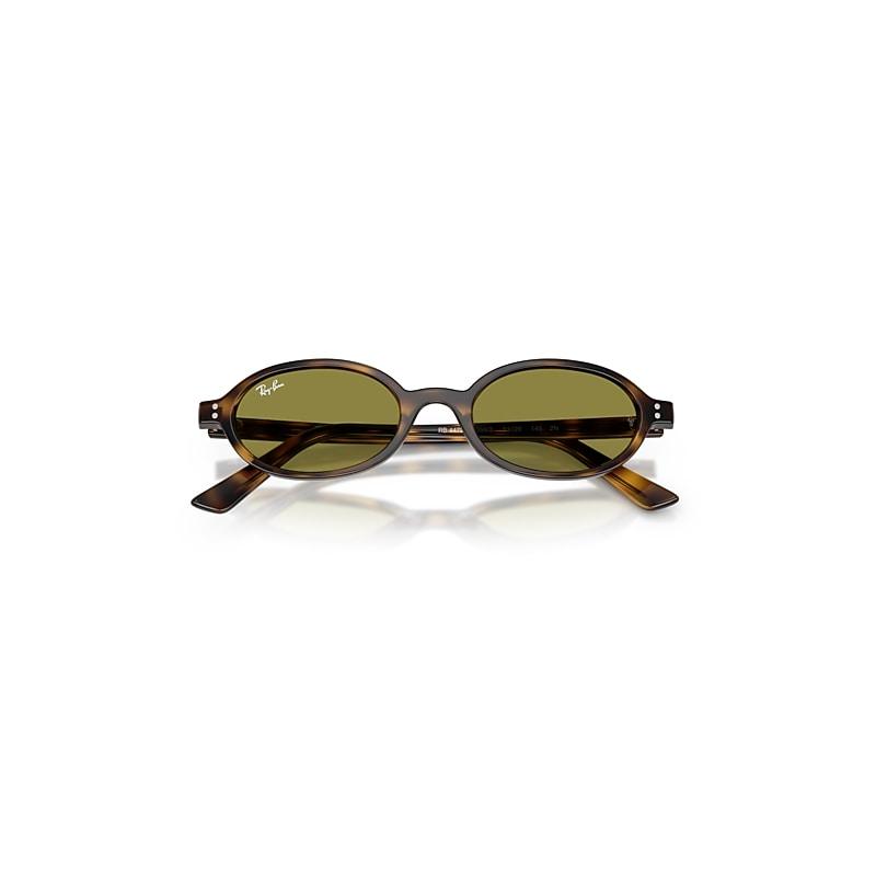 Ray-Ban Khal Bio-based Sunglasses Havana Frame Green Lenses by RAY-BAN