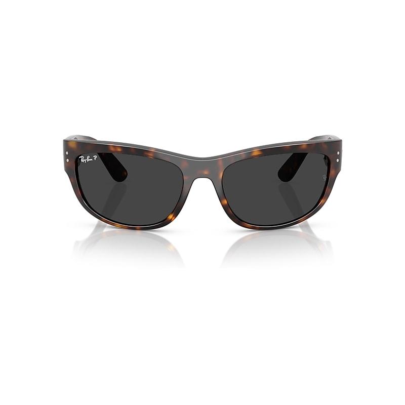 Ray-Ban Mega Balorama Sunglasses Havana Frame Black Lenses Polarized by RAY-BAN